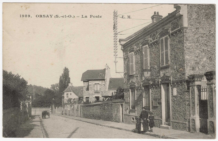 ORSAY. - La poste [Editeur EM, timbre à 5 centimes]. 