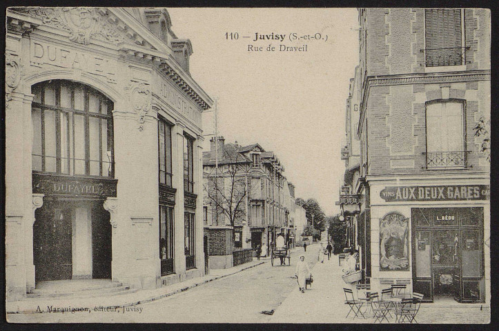 JUVISY-SUR-ORGE.- Rue de Draveil [1904-1920].