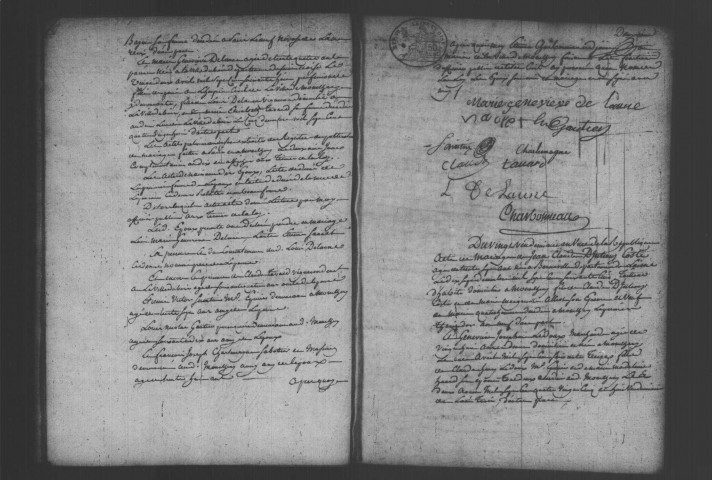 MONTLHERY. Naissances, mariages, décès : registre d'état civil (an XI-1806). 