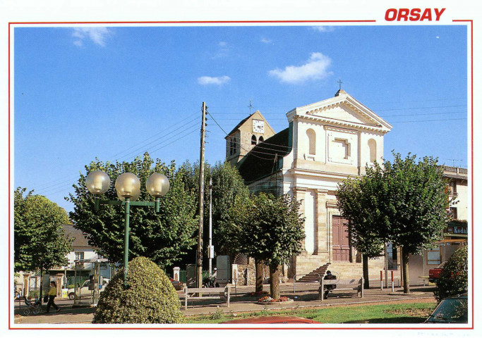 ORSAY. - L'église Saint-Martin et Saint-Laurent. Editions Raymon, Bobigny, Photo J. N. Duchateau. 
