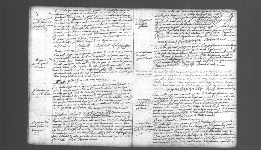 SAVIGNY-SUR-ORGE. Paroisse Saint-Martin : Baptêmes, mariages, sépultures : registre paroissial (1754-1762). 