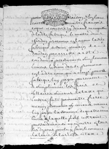 XIIB1 - Procès pour banc.