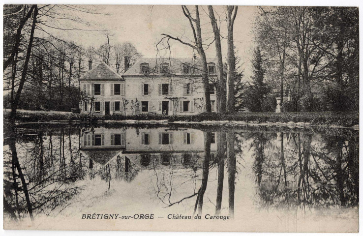 BRETIGNY-SUR-ORGE. - Château de Carouge, Deflers, 1939, 3 mots, ad. 
