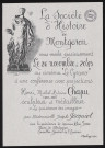 MONTGERON. - Conférence-projections sur Henri Michel-Antoine Chapu, sculpteur et médailleur, par Melle Josèphe Jacquiot, Cinéma le Cyrano, 26 novembre 1991. 