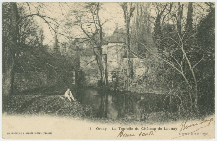 ORSAY. - Tourelle du château de Launay. Edition Formé, 1904, 1 timbre à 5 centimes. 