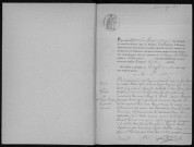 SOUZY-LA-BRICHE. Naissances, mariages, décès : registre d'état civil (1876-1890). 