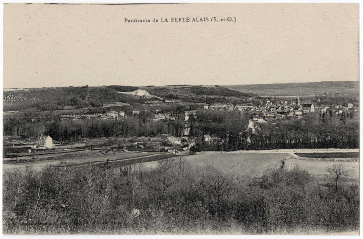 FERTE-ALAIS (LA). - Panorama de la Ferté-Alais [Editeur Chemin-Demigny]. 