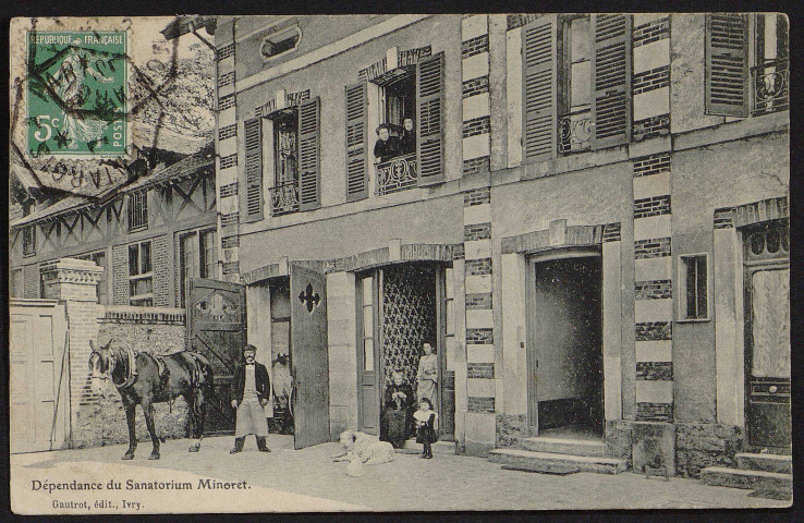 Draveil.- Champrosay. Sanatorium Minoret : dépendance [1907-1910]. 