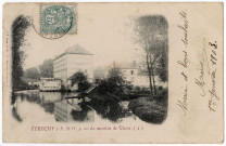 ETRECHY. - Le moulin de Vaux [1903, timbre à 5 centimes]. 