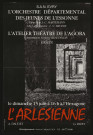 EVRY. - Spectacle : L'Arlésienne, Théâtre de l'Hexagone, 15 juin 1986. 