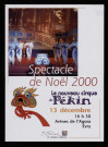 EVRY. - Spectacle de Noël 2000 : le nouveau cirque de Pékin, Arène de l'Agora, 13 décembre 2000. 