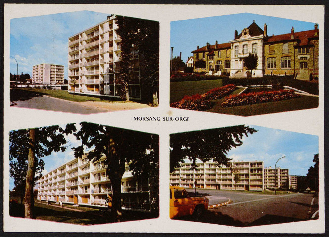 MORSANG-SUR-ORGE.- Divers aspects de la ville (17 novembre 1986).