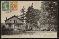 Route de Montgeron, carrefour de la Souche, 1923.