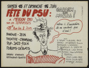 Essonne [Département]. - PARTI SOCIALISTE UNIFIE. Fête du PSU à Meudon [Hauts-de-Seine] (1972). 