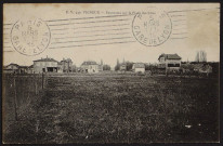 VIGNEUX-SUR-SEINE.- Panorama sur la place des fêtes (5 mars 1915).