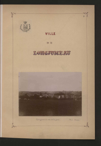 LONGJUMEAU. - Monographie communale [1899] : 4 bandes, 16 vues. 