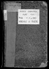 ABBEVILLE-LA-RIVIERE. - Matrice des propriétés bâties et non bâties [cadastre rénové en 1955]. 