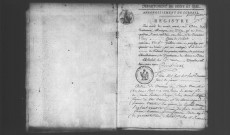 EVRY. Naissances, mariages, décès : registre d'état civil (1808-1819). 