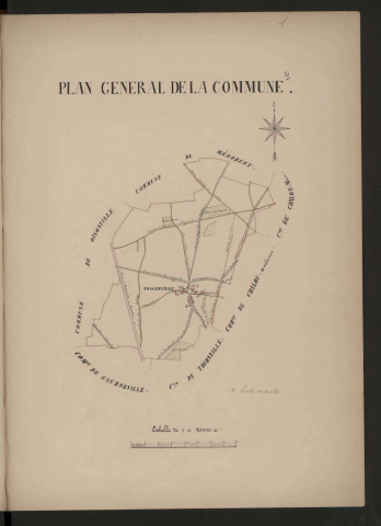 CONGERVILLE-THIONVILLE (CONGERVILLE). - Monographie communale [1899] : 3 bandes, 11 vues. 
