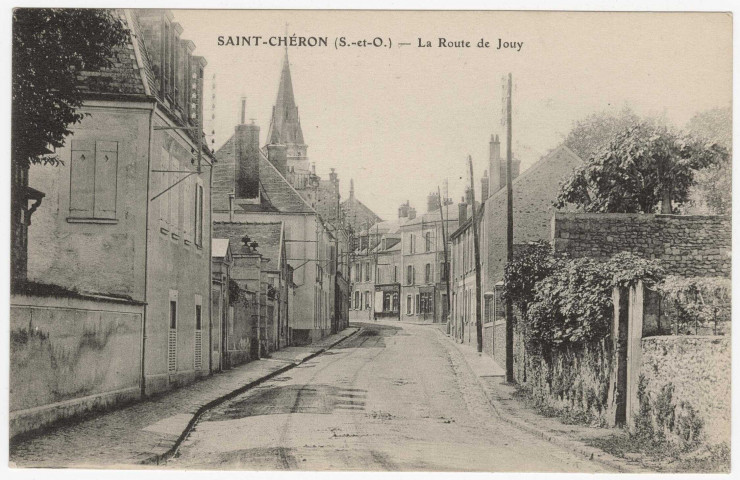 SAINT-CHERON. - La route de Jouy. 