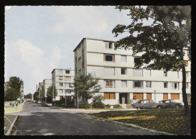 SAVIGNY-SUR-ORGE. - Le quartier Saint-Exupéry. (Edition SPADEM, 1986, 1 timbre à 2 francs 20 centimes, couleur.) 