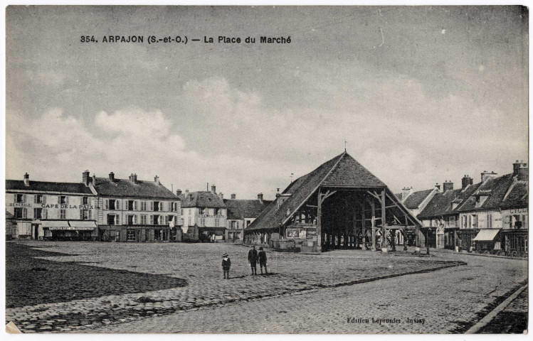 ARPAJON. - La place du marché, Leprunier. 