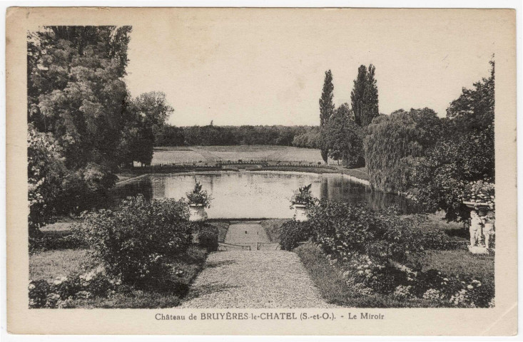 BRUYERES-LE-CHATEL. - Le château. Le Miroir, Deflers, 1939, 1 mot, 30 c, ad. 