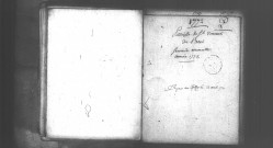 PARAY-VIEILLE-POSTE. Paroisse Saint-Vincent : Baptêmes, mariages, sépultures : registre paroissial (1772-1785). 