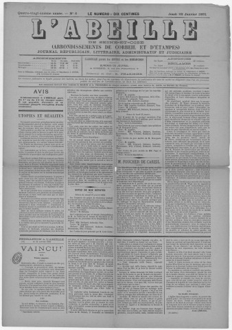 n° 6 (22 janvier 1891)