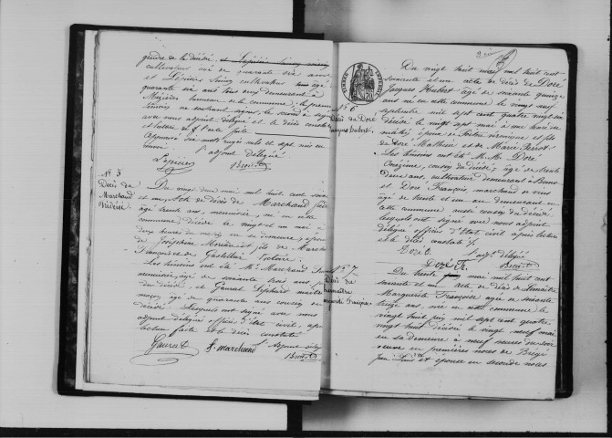 BUNO-BONNEVAUX. Naissances, mariages, décès : registre d'état civil (1861-1875). 