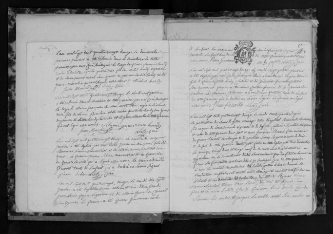 BRIIS-SOUS-FORGES. Naissances, mariages, décès : registre d'état civil (1792-an IV). [Relié en désordre (1793-an II)]. 