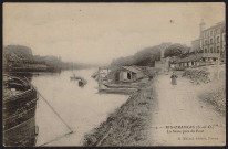 RIS-ORANGIS.- La Seine près du pont [1904-1910].