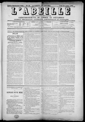 n° 58 (26 juillet 1900)