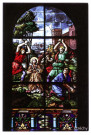 ETRECHY. - Eglise Saint-Etienne. Vitrail représentant saint Etienne, s.d. Editions Arelys, photo M.LYS Hagenmüller, couleur. 