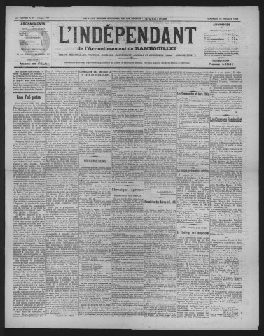 n° 28 (14 juillet 1922)