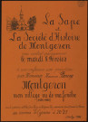 MONTGERON. - Conférence avec projections : Montgeron, mon village vu de ma fenêtre (1939-1960), Cinéma le Cyrano, 8 février 1994. 