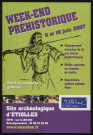 ETIOLLES. - Week-end préhistorique, Site archéologique d'Etiolles, 9 juin-10 juin 2007. 