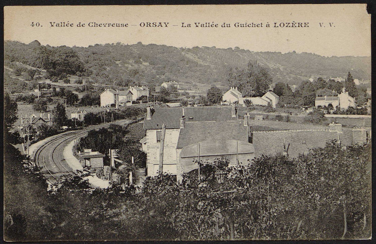 ORSAY.- Lozère. La vallée du Guichet à Lozère (5 juillet 1924).
