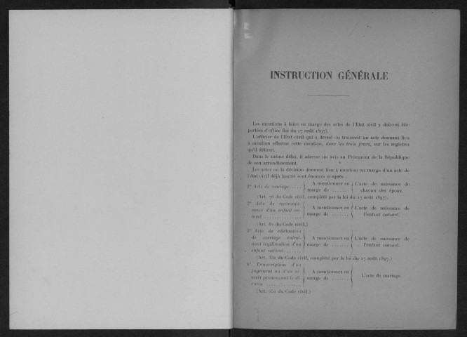 BUNO-BONNEVAUX.- Naissances, mariages, décès : registre d'état civil (1920-1932). 