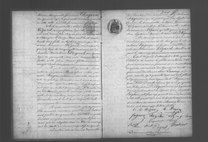 ETAMPES. Mariages : registre d'état civil (1858). 