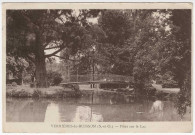 VERRIERES-LE-BUISSON. - Pont sur le lac [Editeur Baslé, 1938, timbre à 55 centimes]. 