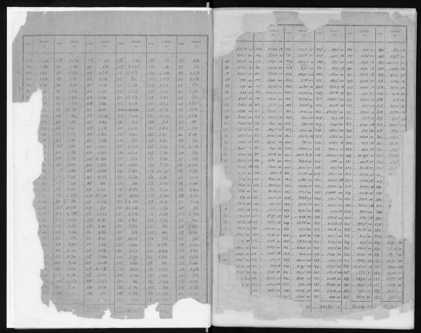 JUVISY-SUR-ORGE. - Matrice des propriétés bâties : cases 1 à 856 [cadastre rénové en 1969]. 
