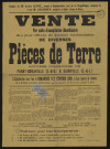 PARAY-DOUAVILLE (Yvelines), SAINVILLE (Eure-et-Loir).- Vente par suite d'acceptation bénéficiaire, au plus offrant et dernier enchérisseur, de diverses pièces de terre, 12 février 1899. 