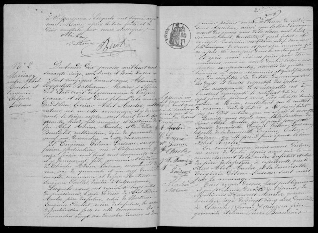 VALPUISEAUX. Naissances, mariages, décès : registre d'état civil (1876-1890). 