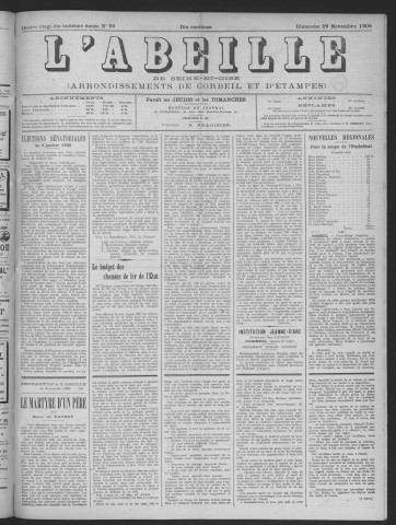 n° 92 (29 novembre 1908)