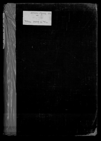 ATHIS-MONS. - Matrice des propriétés non bâties : folios 3687 à la fin [cadastre rénové en 1933]. 