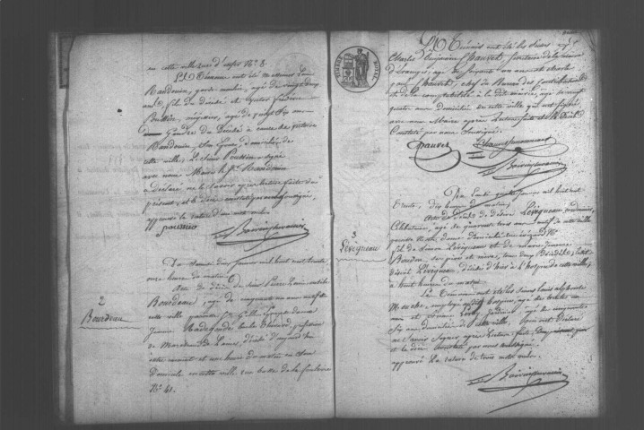 ETAMPES. Décès : registre d'état civil (1830). 