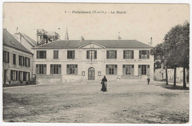 PALAISEAU. - La mairie [Editeur BF, 1916]. 