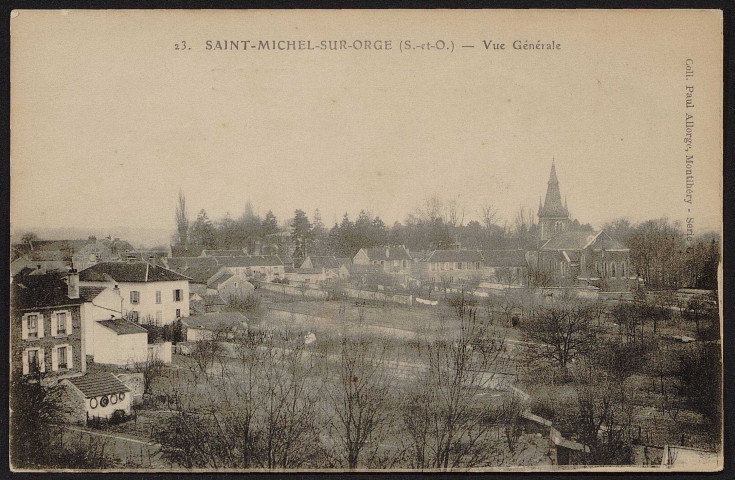 SAINT-MICHEL-SUR-ORGE.- Vue générale [1904-1919].