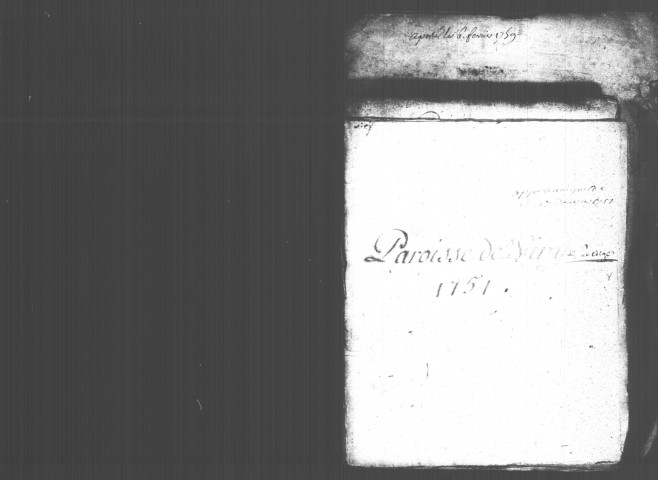VIRY-CHATILLON. Paroisse Saint-Denis : Baptêmes, mariages, sépultures : registre paroissial (1754-1770). 